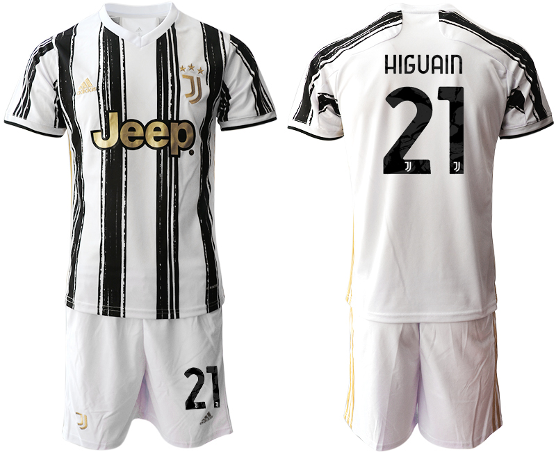 Men 2020-2021 club Juventus home #21 white black Soccer Jerseys->juventus jersey->Soccer Club Jersey